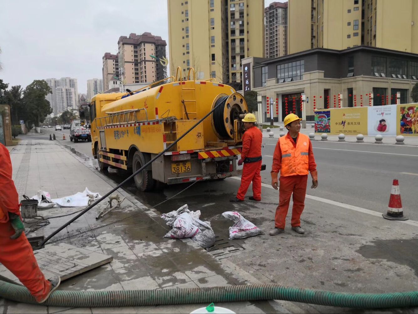 南靖排污管道清淤-管道清洗